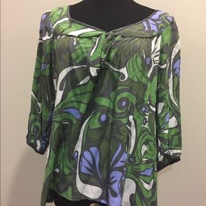 100% Rayon Blouse by Jaloux